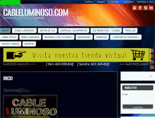 Tablet Screenshot of cableluminoso.com